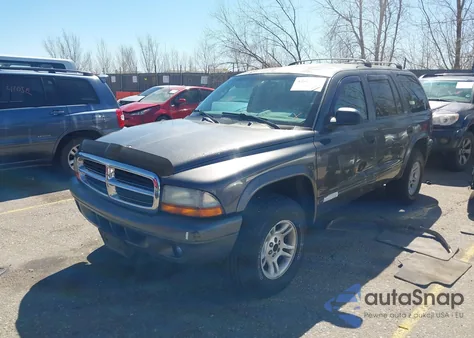 2002 Dodge Durango Slt z USA, uszkodzony, nr VIN 1B4HS48N62F202875